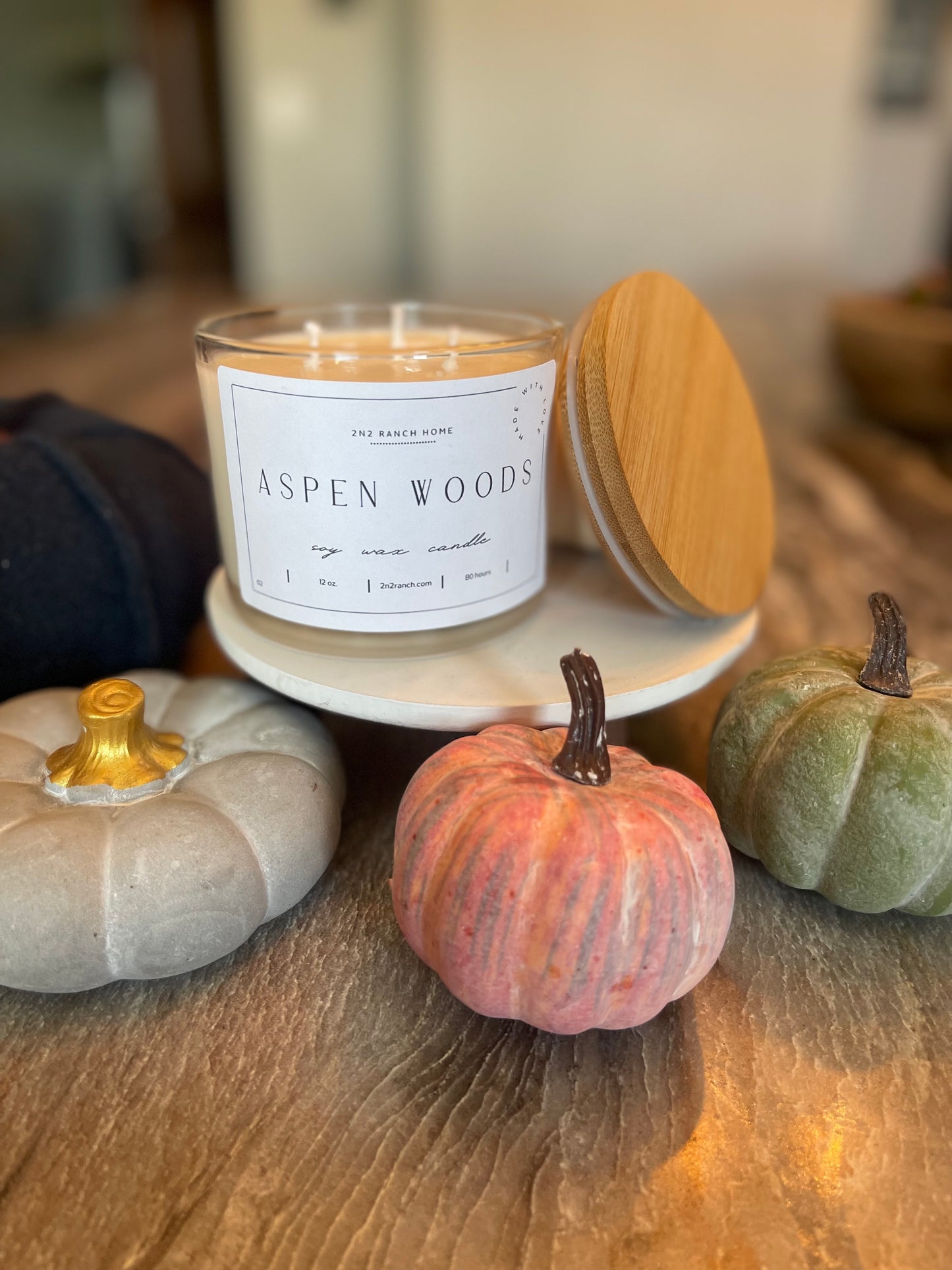 Soy Three Wick Soy Candle Candle| 12 ounces | Fall Candle