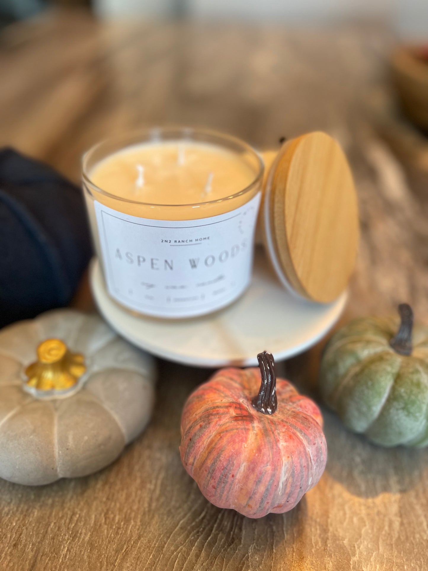 Soy Three Wick Soy Candle Candle| 12 ounces | Fall Candle