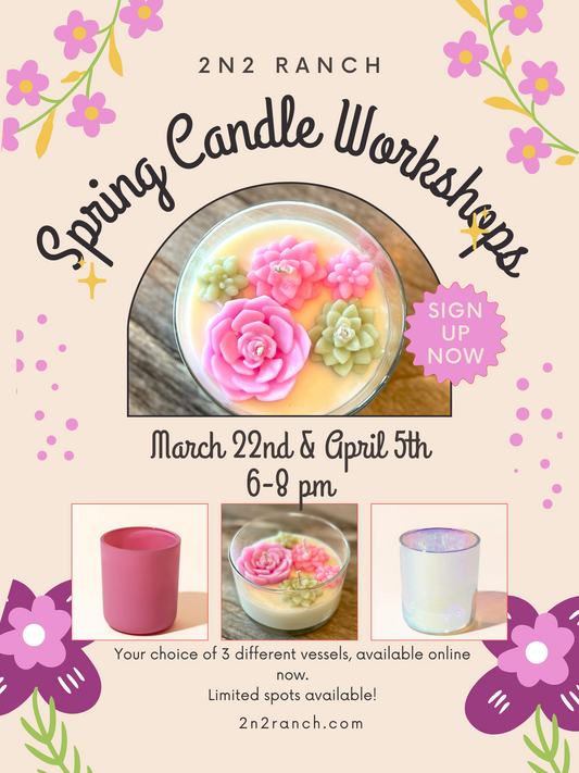 Spring Candle Workshop- April 5th