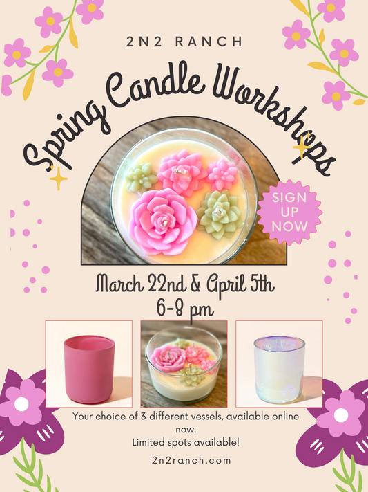 Spring Candle Workshop- April 22nd