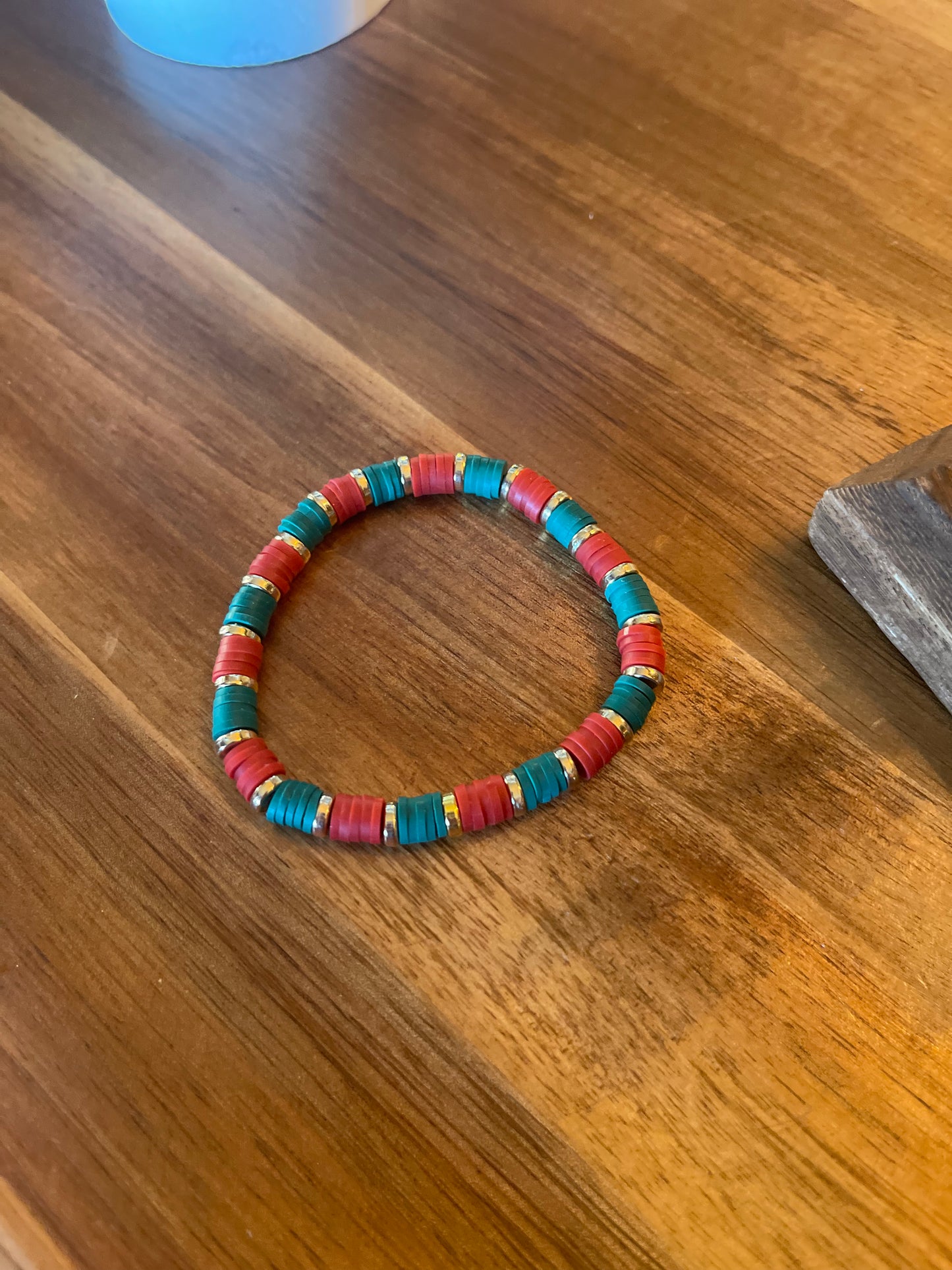 Adult Clay Bead Bracelet- Pastel Rainbow Sparkle – 2n2ranch