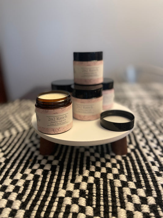 Goat Milk Face and Neck Cream made with Rose Hip Oil